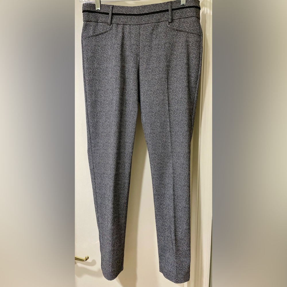 Zac& Zoe slacks size 10 black tweed NWOT